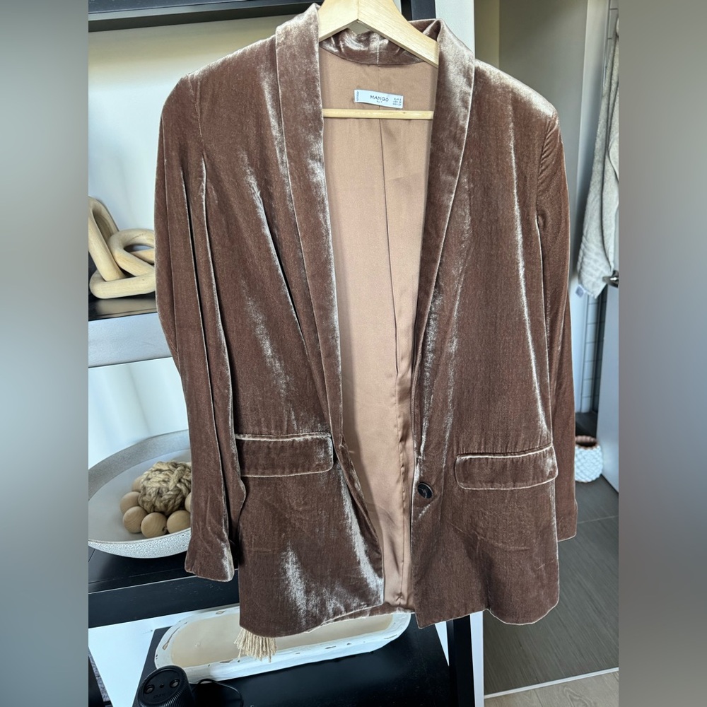 Mango Brown Suit Jacket